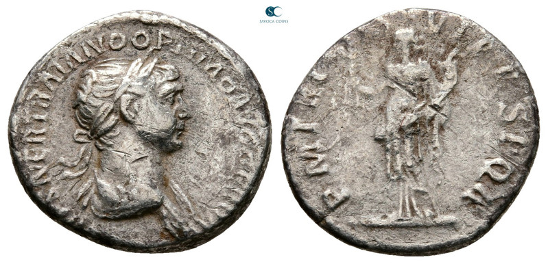 Trajan AD 98-117. Rome
Denarius AR

18 mm, 2,59 g



Good Fine