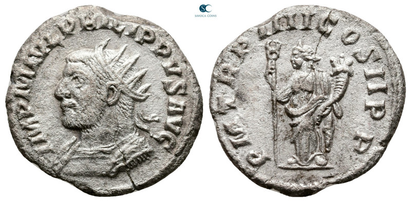 Philip I Arab AD 244-249. Antioch
Antoninianus AR

20 mm, 2,78 g



Very ...