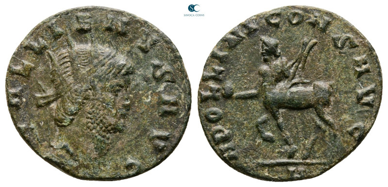 Gallienus AD 253-268. Rome
Billon Antoninianus

20 mm, 2,26 g



Nearly V...