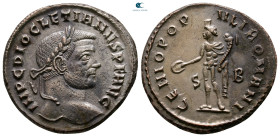 Diocletian AD 284-305. Siscia. Follis Æ