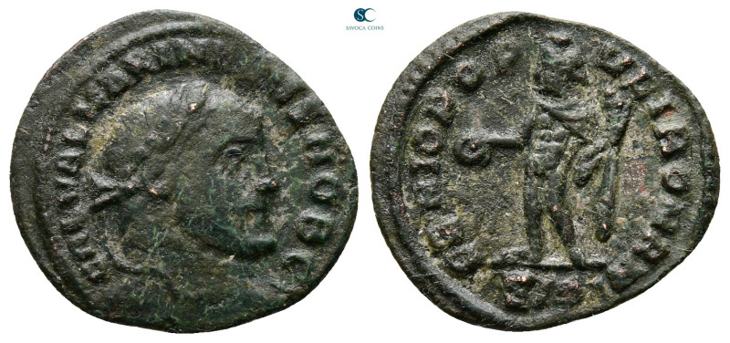 Galerius Maximianus, as Caesar AD 293-305. Siscia
Follis Æ

20 mm, 1,97 g

...