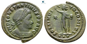 Constantine I the Great AD 306-337. Ticinum. Follis Æ