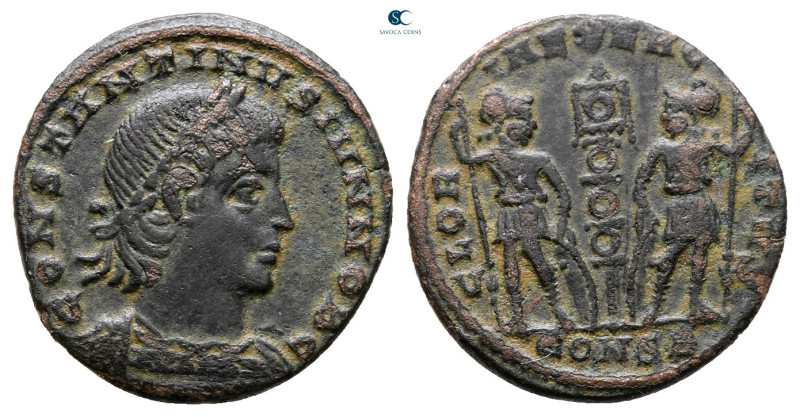 Constantine II, as Caesar AD 317-337. Constantinople
Follis Æ

15 mm, 1,49 g...