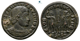 Constantine II, as Caesar AD 317-337. Siscia. Follis Æ