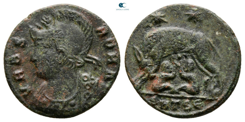 City Commemoratives AD 330-354. Thessaloniki
Follis Æ

17 mm, 2,44 g



G...