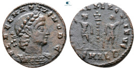 Delmatius, as Caesar AD 335-337. Alexandria. Follis Æ