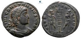 Constantius II, as Caesar AD 337-347. Constantinople. Follis Æ