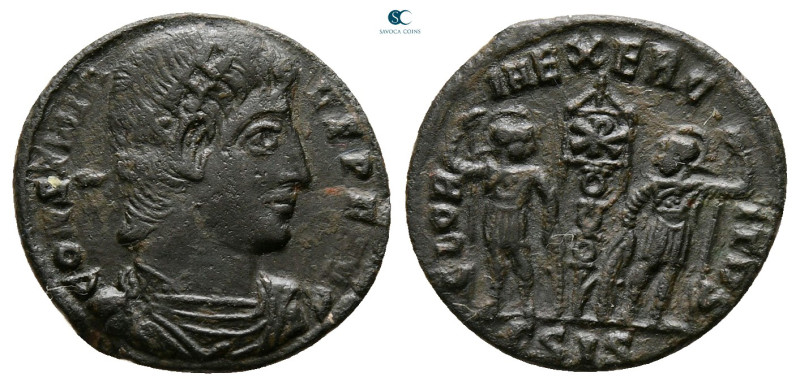 Constantius II AD 347-361. Siscia
Follis Æ

16 mm, 1,60 g



Nearly Very ...