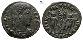 Constantius II AD 347-361. Siscia. Follis Æ