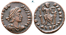 Theodosius I AD 379-395. Alexandria. Follis Æ