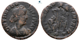 Theodosius I AD 379-395. Rome. Follis Æ