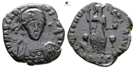 Arcadius AD 383-408. Antioch. Follis Æ