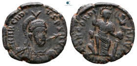 Arcadius AD 383-408. Antioch. Follis Æ