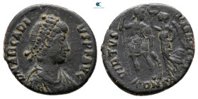 Arcadius AD 383-408. Constantinople. Follis Æ