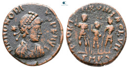 Honorius AD 393-423. Cyzicus. Follis Æ