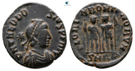 Theodosius II AD 402-450. Cyzicus. Follis Æ