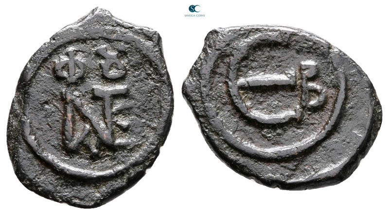 Justin II AD 565-578. Constantinople
Pentanummium Æ

17 mm, 1,57 g



Ver...