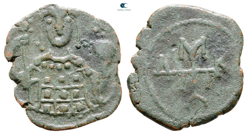 Manuel I Comnenus AD 1143-1180. Uncertain mint
Half Tetarteron Æ

17 mm, 1,34...
