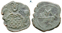 Manuel I Comnenus AD 1143-1180. Uncertain mint. Half Tetarteron Æ