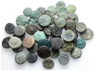 Lot of ca. 50 greek bronze coins / SOLD AS SEEN, NO RETURN!Good Fine
