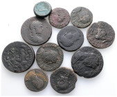 Lot of ca. 11 mixed greek, roman provincial and roman imperial; bronze coins / SOLD AS SEEN, NO RETURN!Nearly Very Fine