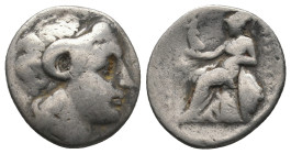 KINGS OF THRACE (Macedonian). Lysimachos (305-281 BC). AR Drachm.
.
Condition: Fine.
Weight: 4.02 g.
Diameter: 18.5 mm.