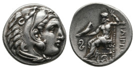KINGS OF MACEDON. Philip III Arrhidaios (323-317 BC). Drachm.
.
Condition: Very Fine.
Weight: 4.31 g.
Diameter: 17.5 mm.