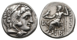 KINGS OF MACEDON. Philip III Arrhidaios (323-317 BC). Drachm.
.
Condition: Very Fine.
Weight: 4.02 g.
Diameter: 17 mm.