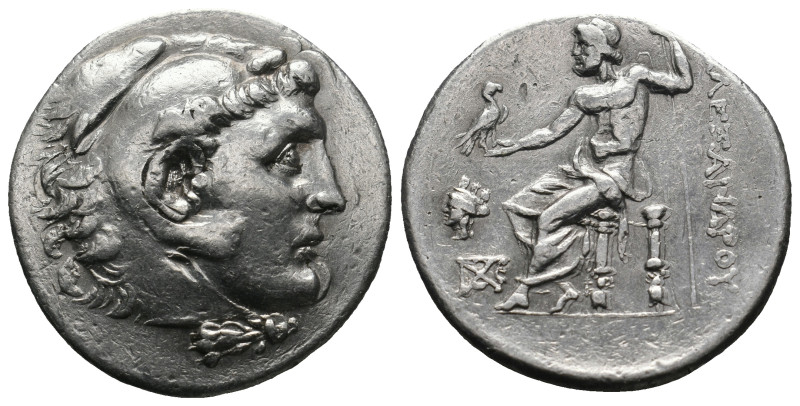 KINGS OF MACEDON. Alexander III ‘the Great’, 336-323 BC. Tetradrachm. Smyrna.
.
...