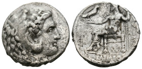 KINGS OF MACEDON. Alexander III ‘the Great’, 336-323 BC. Tetradrachm. 
.
Condition: Fine.
Weight: 16.68 g.
Diameter: 26.3 mm.