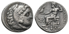 KINGS OF MACEDON. Alexander III 'the Great' (336-323 BC). Drachm. 
.
Condition: Fine.
Weight: 4.22 g.
Diameter: 17.1 mm.