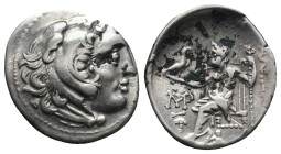 KINGS OF MACEDON. Alexander III 'the Great' (336-323 BC). Drachm. 
.
Condition: Fine.
Weight: 4.18 g.
Diameter: 21.1 mm.