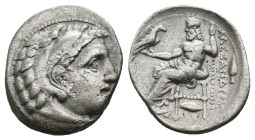 KINGS OF MACEDON. Alexander III 'the Great' (336-323 BC). Drachm. 
.
Condition: Very Fine.
Weight: 4.17 g.
Diameter: 17 mm.