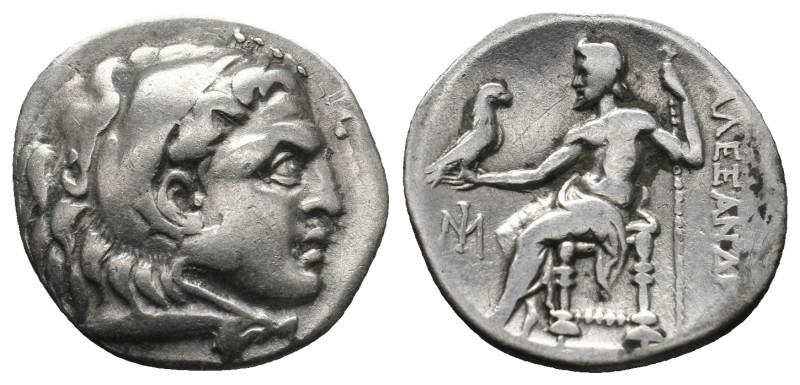 KINGS OF MACEDON. Alexander III 'the Great' (336-323 BC). Drachm. 
.
Condition: ...
