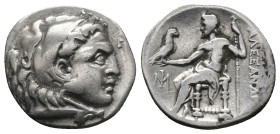 KINGS OF MACEDON. Alexander III 'the Great' (336-323 BC). Drachm. 
.
Condition: Very Fine.
Weight: 4.06 g.
Diameter: 19.7 mm.