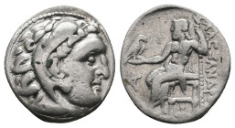 KINGS OF MACEDON. Alexander III 'the Great' (336-323 BC). Drachm. 
.
Condition: Very Fine.
Weight: 4.22 g.
Diameter: 18.4 mm.