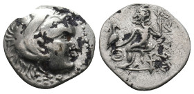 KINGS OF MACEDON. Alexander III 'the Great' (336-323 BC). Drachm. 
.
Condition: Fine.
Weight: 3.67 g.
Diameter: 17.6 mm.