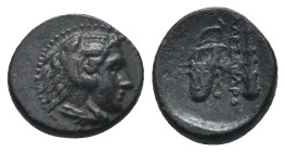 KINGS OF MACEDON. Alexander III 'the Great' (336-323 BC). Ae.
.
Condition: Very Fine.
Weight: 1.36 g.
Diameter: 12 mm.