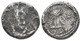 KINGS OF BOSPORUS. Sauromates III, with Severus Alexander (229/30-231/2). Base EL Stater. 
.
Condition:Fine.
Weight: 6.46 g.
Diameter: 18.8 mm.