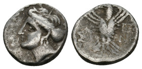 PAPHLAGONIA. Sinope. Hemidrachm (Circa 330-250 BC).
.
Condition: Fine.
Weight: 2.5 g.
Diameter: 14.5 mm.