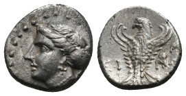 PAPHLAGONIA. Sinope. Hemidrachm (Circa 330-250 BC).
.
Condition: Very Fine.
Weight: 3.03 g.
Diameter: 14.8 mm.