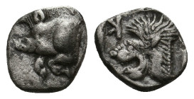 MYSIA. Kyzikos. Obol (Circa 450-400 BC).
.
Condition: Very Fine.
Weight: 0.85 g.
Diameter: 10.1 mm.