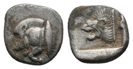 MYSIA. Kyzikos. Diobol (Circa 450-400 BC).
.
Condition: Very Fine.
Weight: 1.25 g.
Diameter: 11.2 mm.