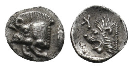 MYSIA. Kyzikos. Hemiobol (Circa 450-400 BC).
.
Condition: Very Fine.
Weight: 0.39 g.
Diameter: 7.4 mm.