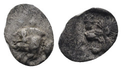 MYSIA. Kyzikos. Hemiobol (Circa 450-400 BC).
.
Condition: Fine.
Weight: 0.38 g.
Diameter: 10.3 mm.