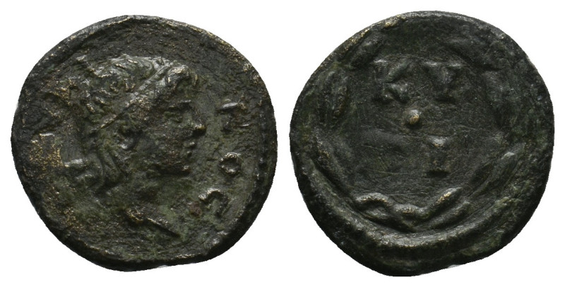 MYSIA. Kyzikos. Ae (2nd-1st century BC).
.
Condition: Very Fine.
Weight: 1.84 g....
