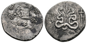 IONIA. Ephesos. Cistophor (Circa 180-67 BC).
.
Condition: Very Fine.
Weight: 12.28 g.
Diameter: 25.3 mm.