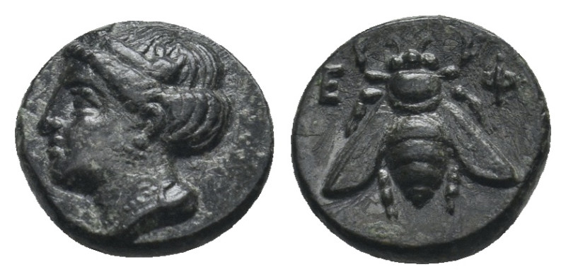 IONIA. Ephesos. Ae (Circa 375-325 BC).
.
Condition: Very Fine.
Weight: 1.41 g.
D...