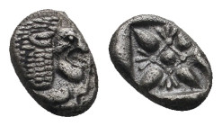 IONIA. Miletos. Obol or Hemihekte (Late 6th-early 5th centuries BC).
.
Condition: Very Fine.
Weight: 1.22 g.
Diameter: 10.3 mm.