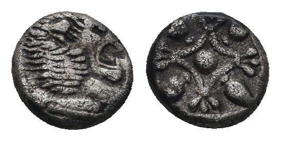 IONIA. Miletos. Obol or Hemihekte (Late 6th-early 5th centuries BC).
.
Condition...
